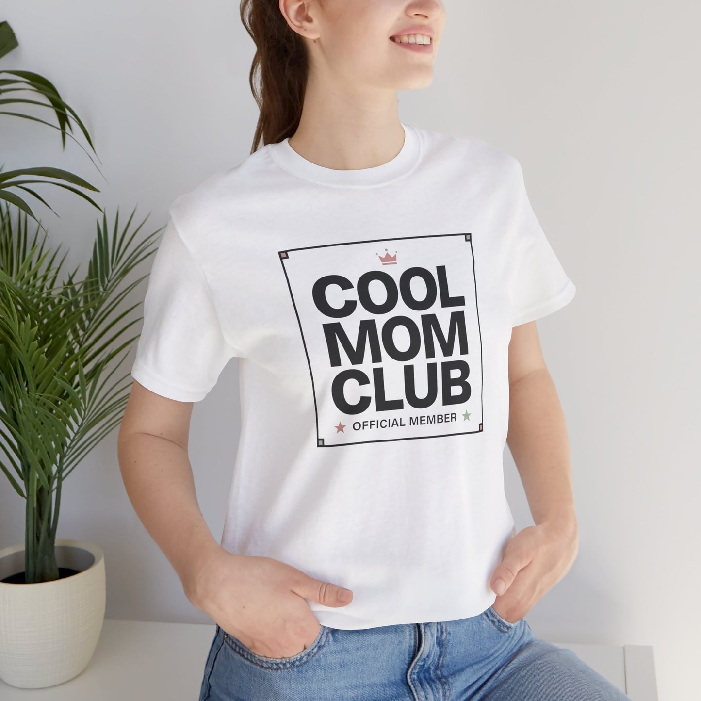 Cool Mom Club Official Member T-Shirt | Minimalist Streetwear Mom Tee