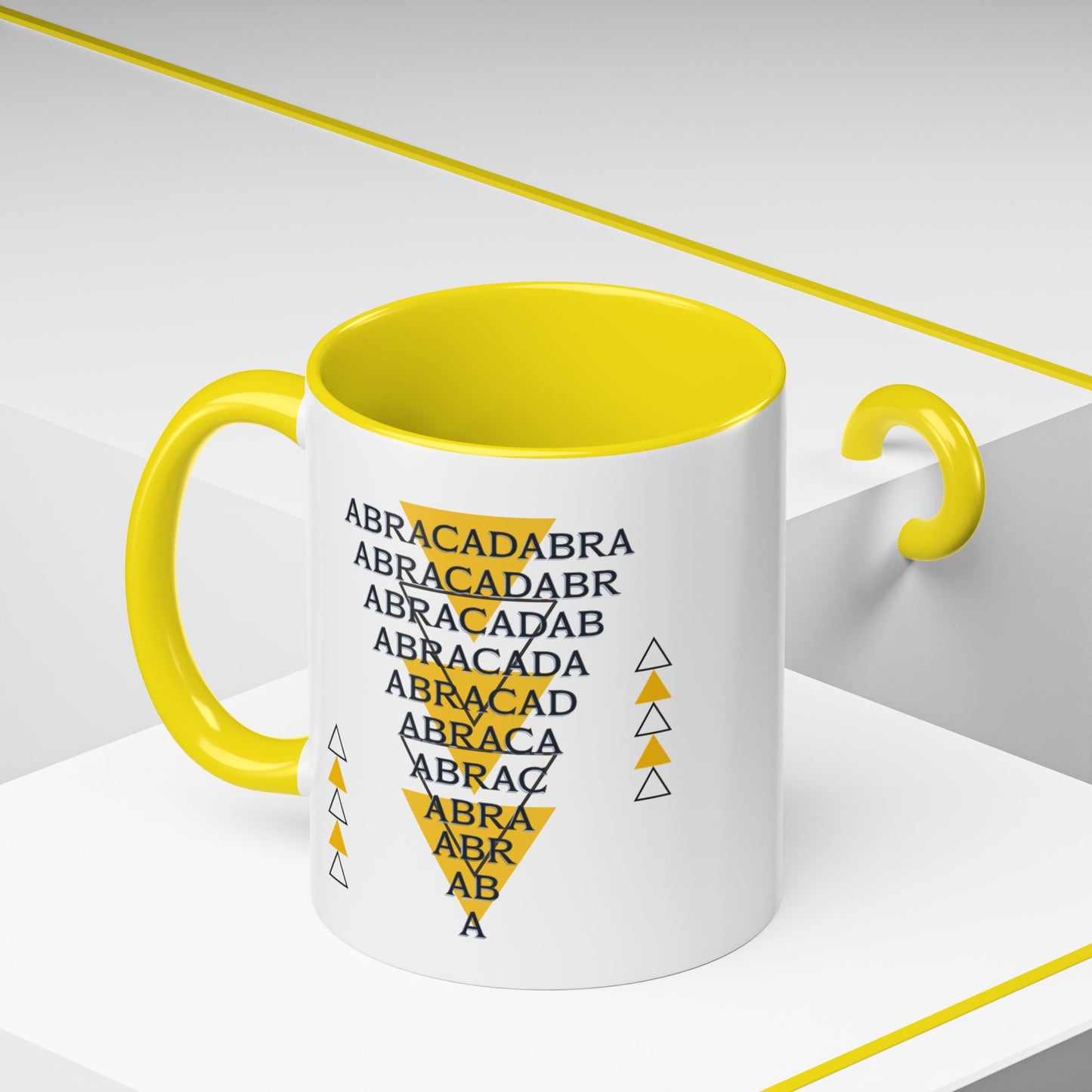 Abracadabra Manifest Accent Coffee Mug (11oz), A Spellbinding Reminder to Speak Magic