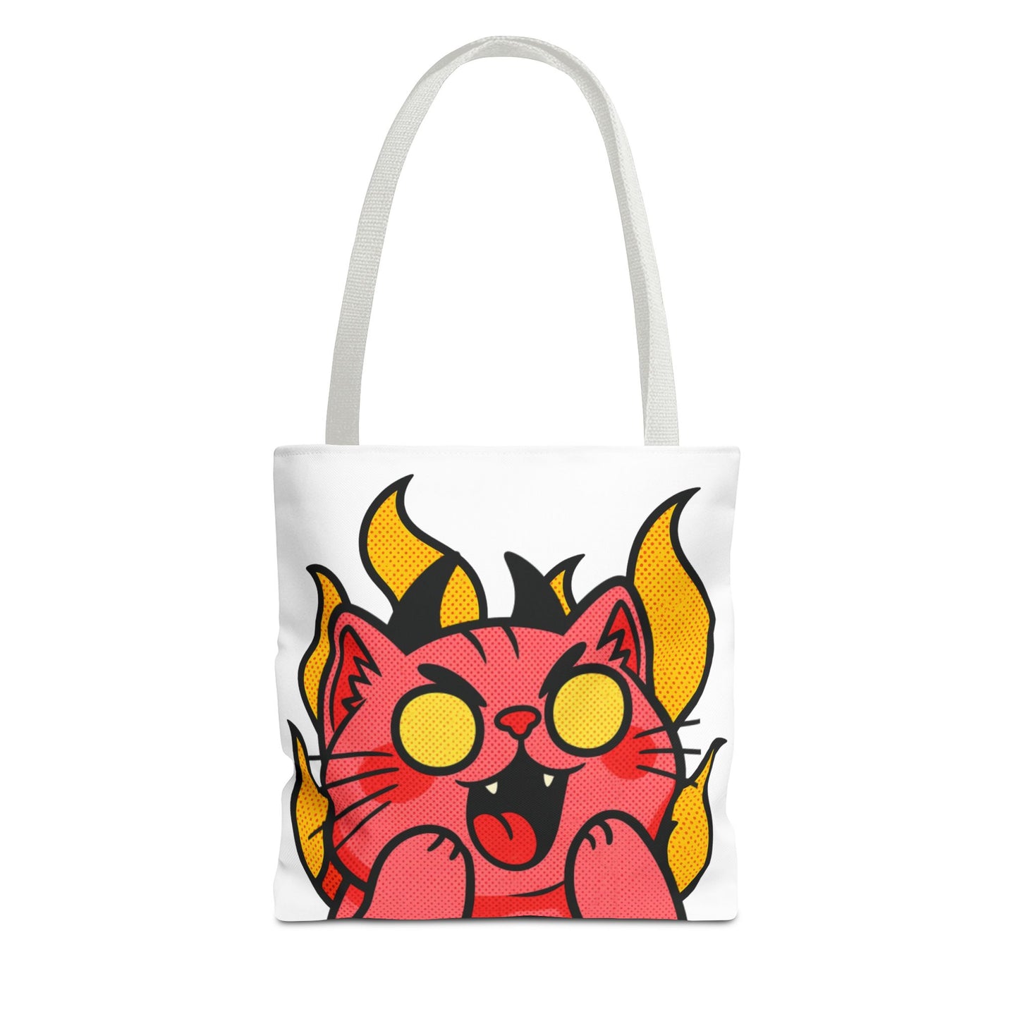 Evil Laughing Cat - Twitch Emote - Devil Cat Tote