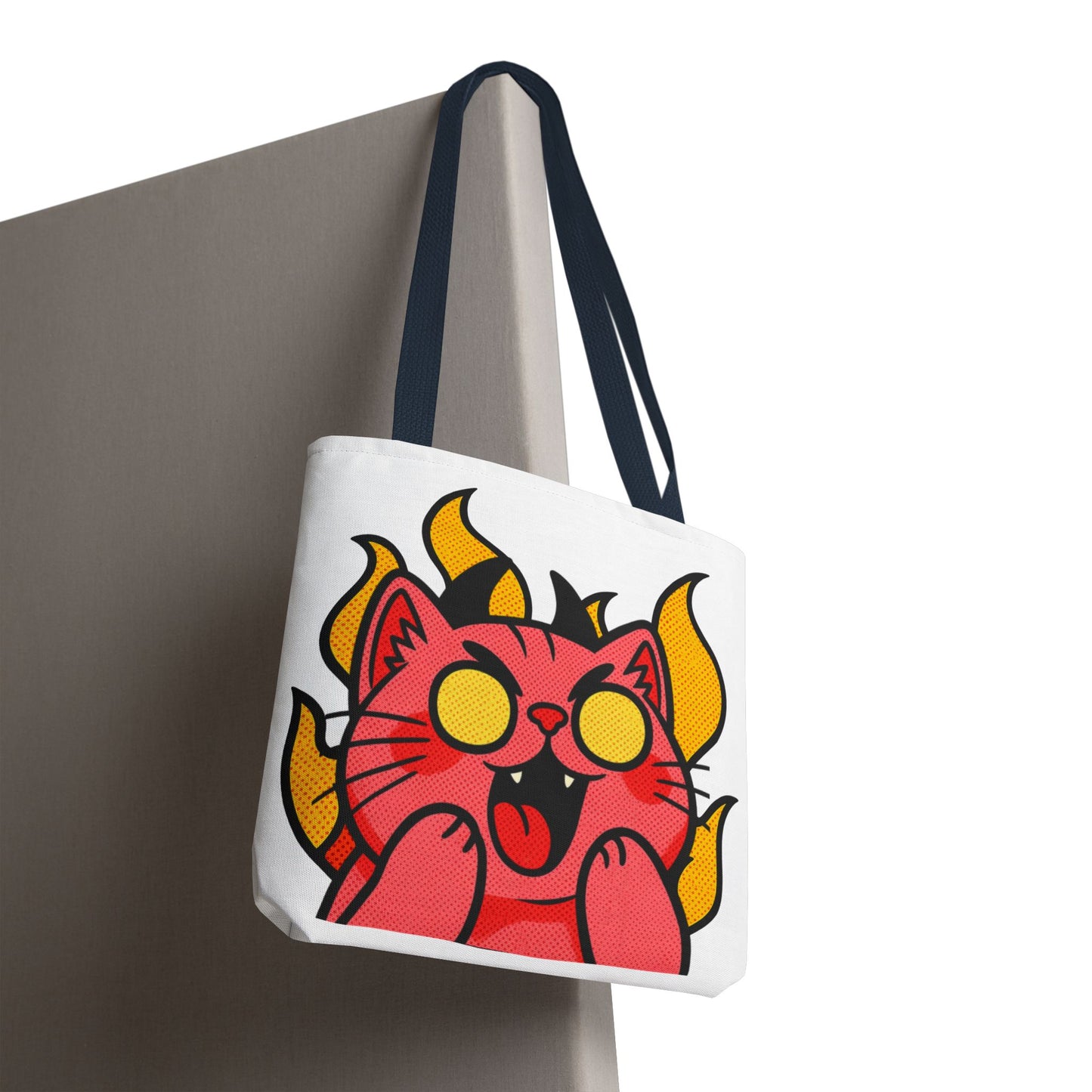 Evil Laughing Cat - Twitch Emote - Devil Cat Tote