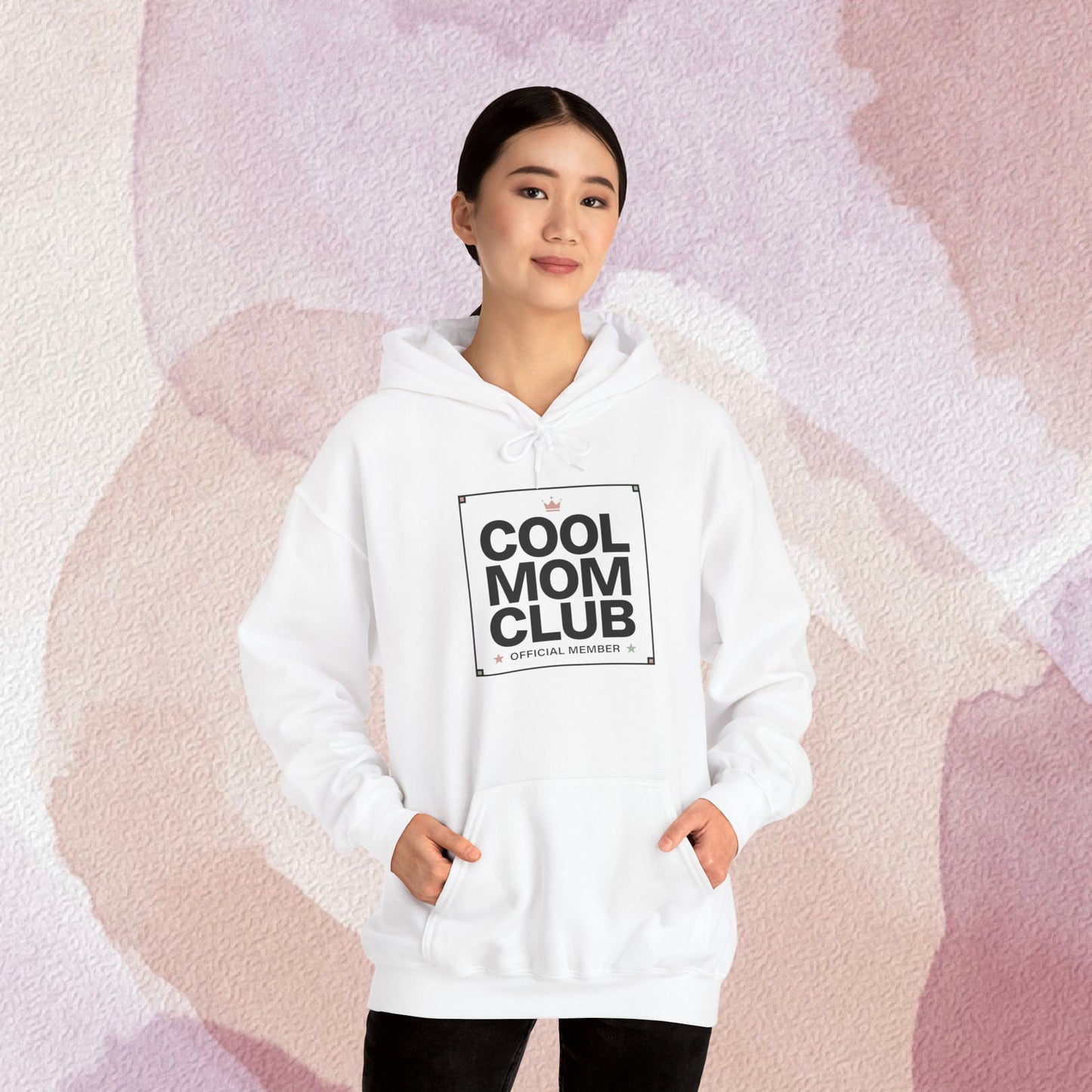 Cool Mom Club Official Member Hoodie | Minimalist Streetwear Mom