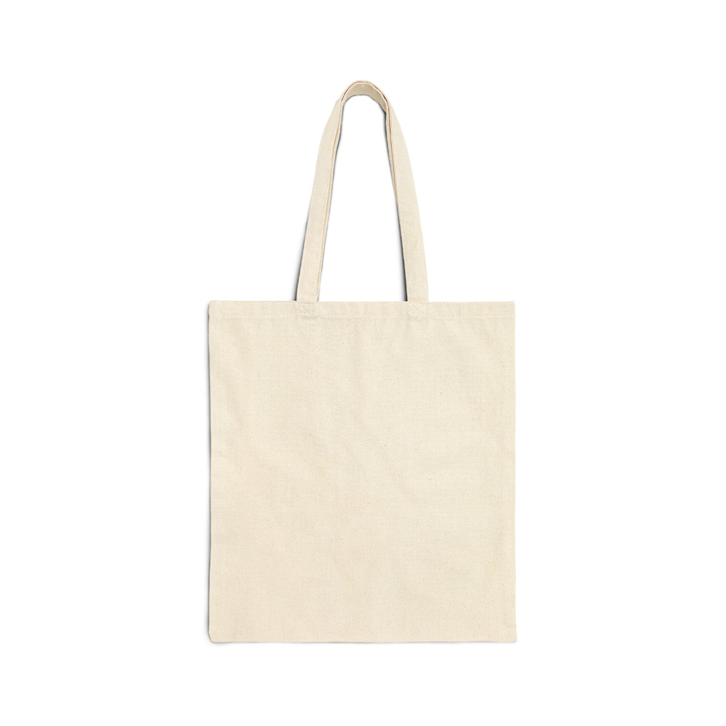 Love Is My Religion Cotton Tote — Floral Retro Canvas Bag