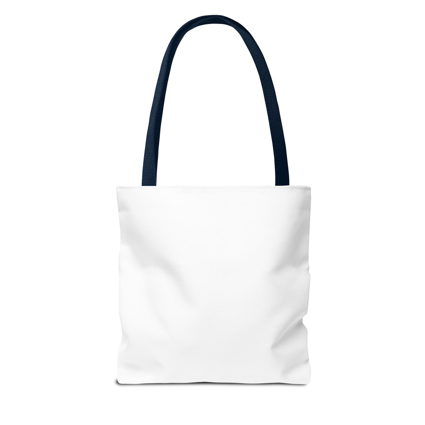 Happy Purple Cat Tote Bag — Cute Kawaii Cat Face AOP Tote