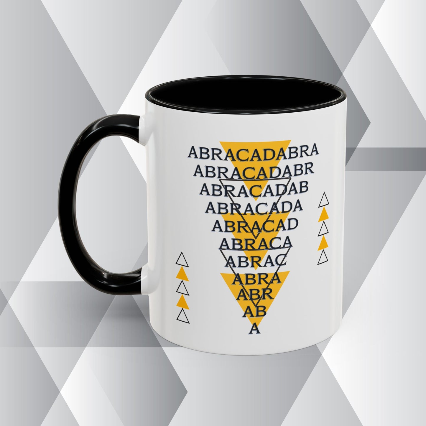 Abracadabra Manifest Accent Coffee Mug (11oz), A Spellbinding Reminder to Speak Magic