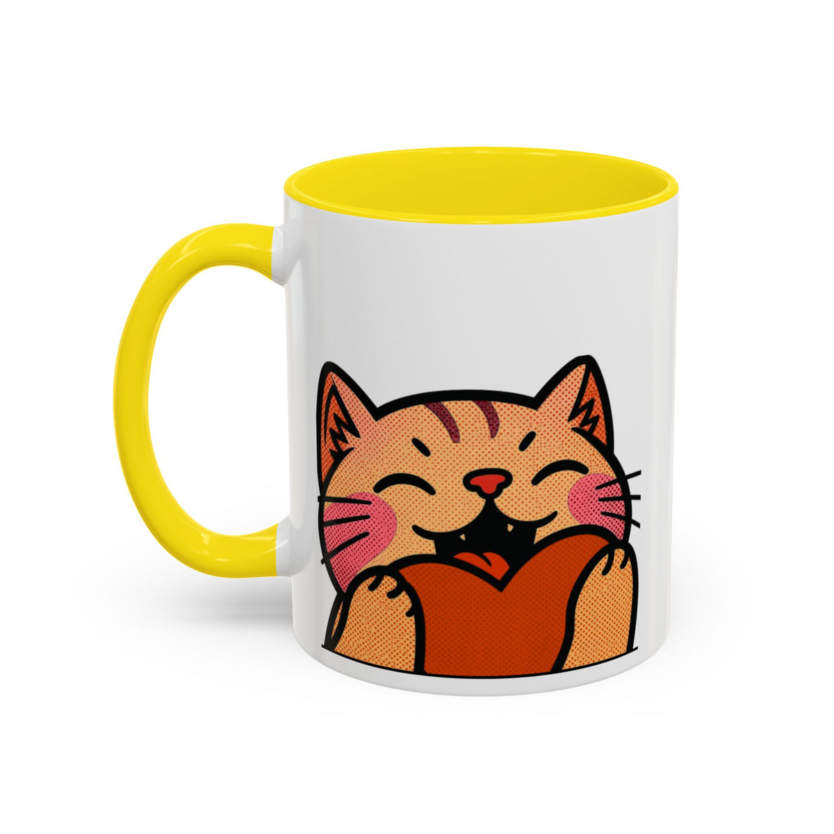 Heart, Hug, Happiness, Love Accent Coffee Mug – Twitch Emote