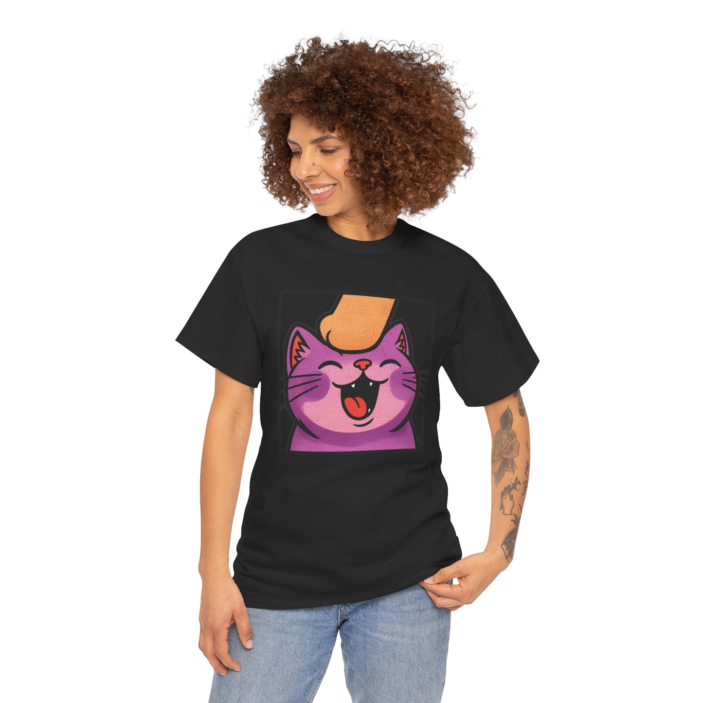 Twitch Emote "Pet Me, Purrfectly Happy!