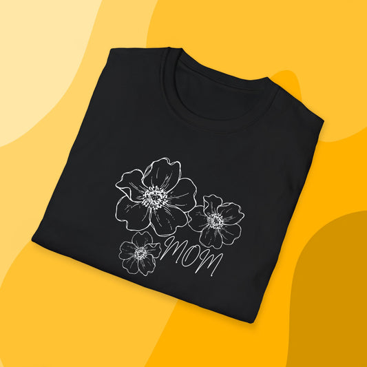 Simply MOM Floral T-Shirt - Perfect Gift for Mother's Day