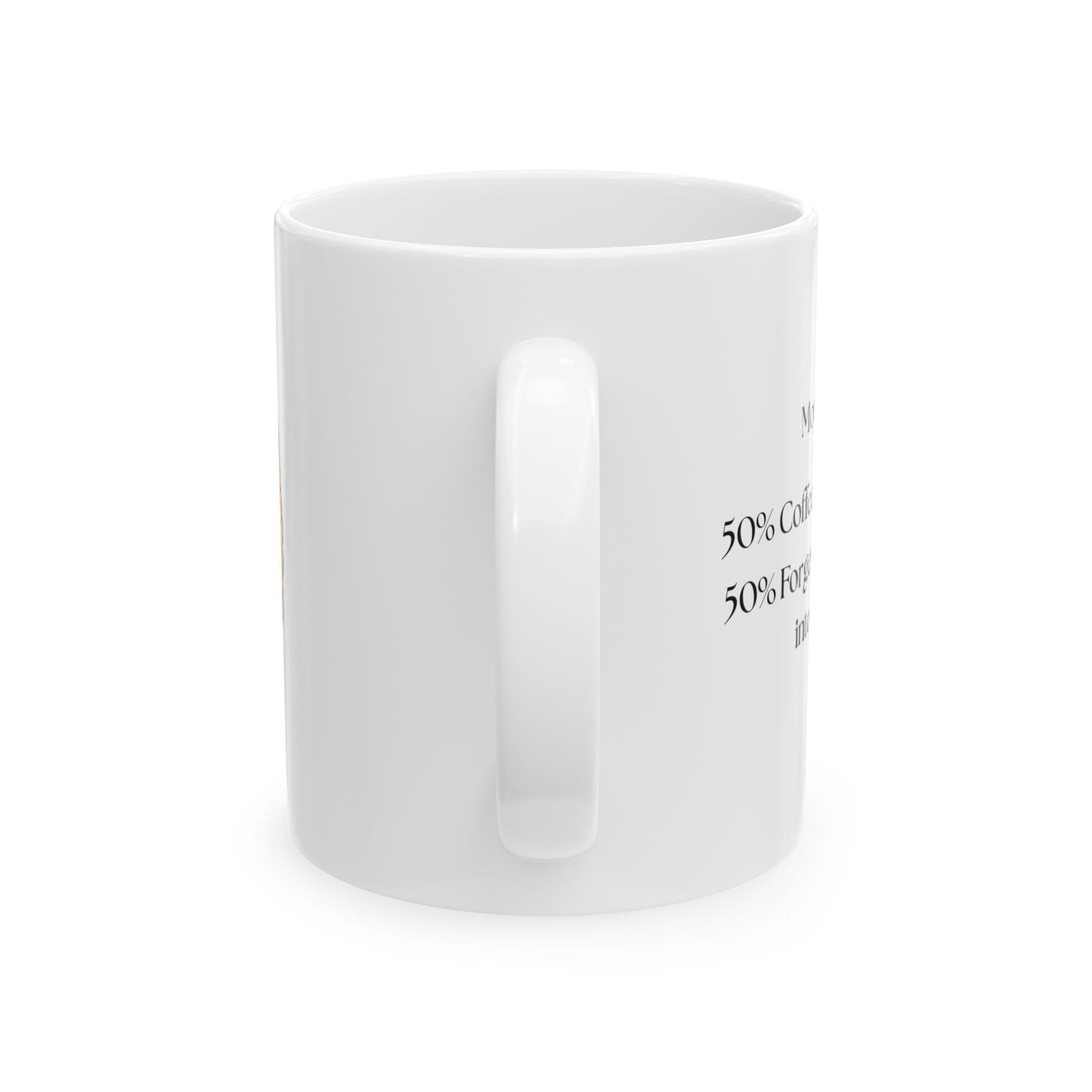 Mom Briain - Colorful Brain Humor Ceramic Mug - 11oz Ideal Mom Gifts