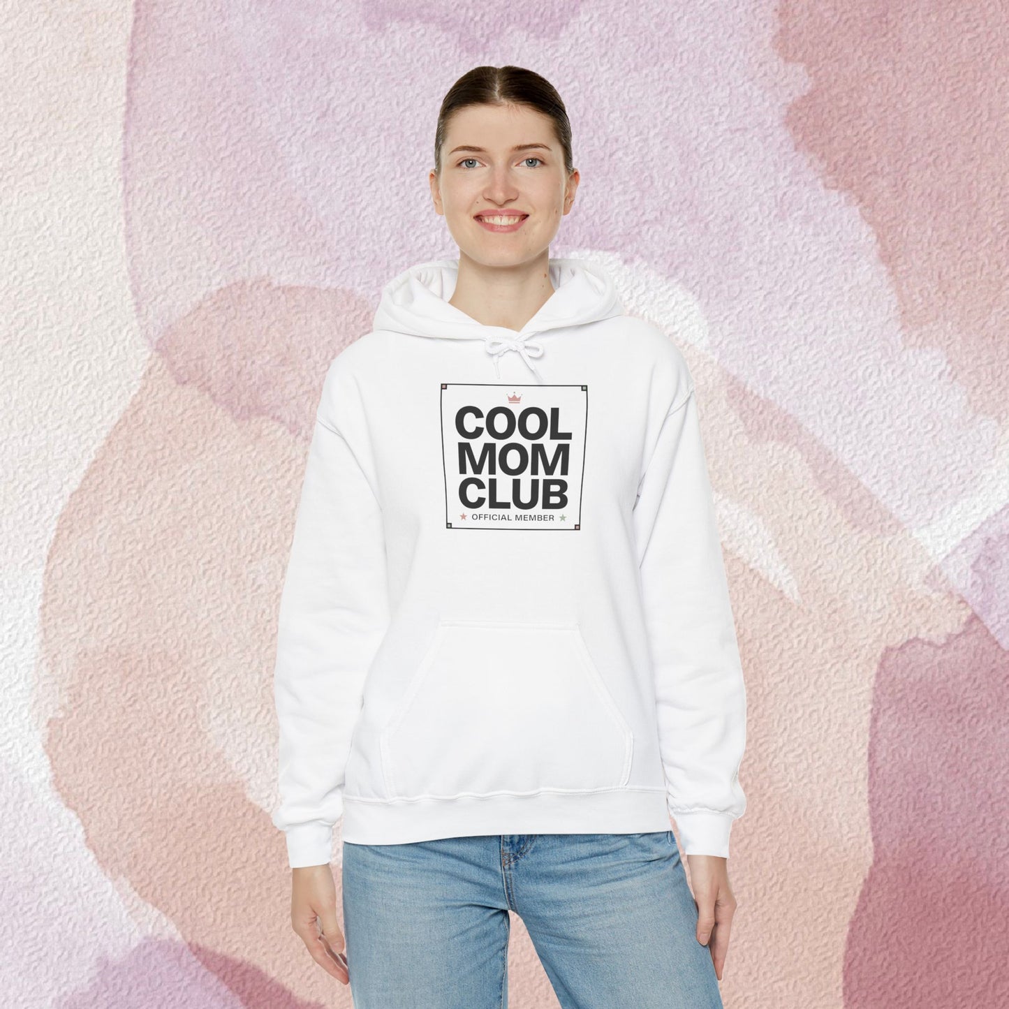 Cool Mom Club Official Member Hoodie | Minimalist Streetwear Mom