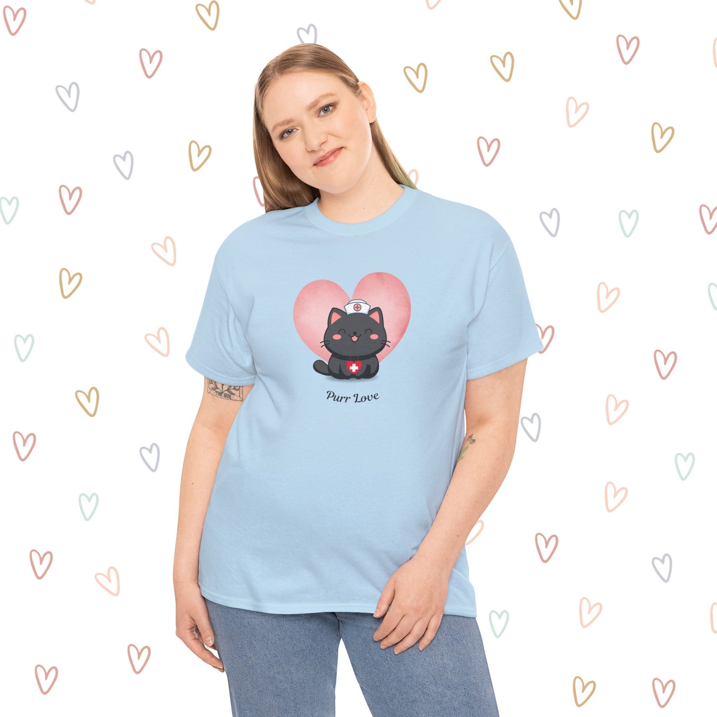 Purr Love Cat Nurse T-Shirt