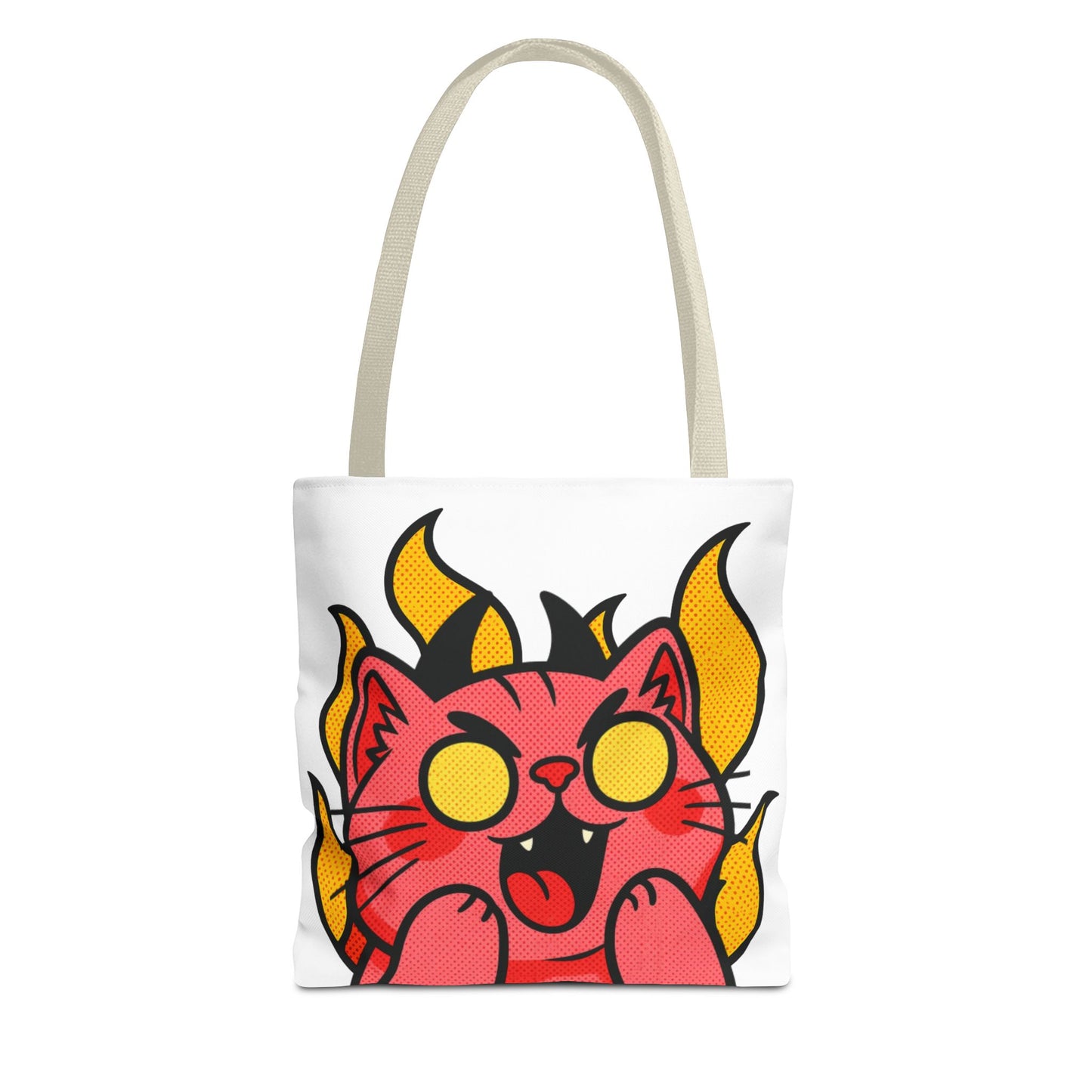 Evil Laughing Cat - Twitch Emote - Devil Cat Tote