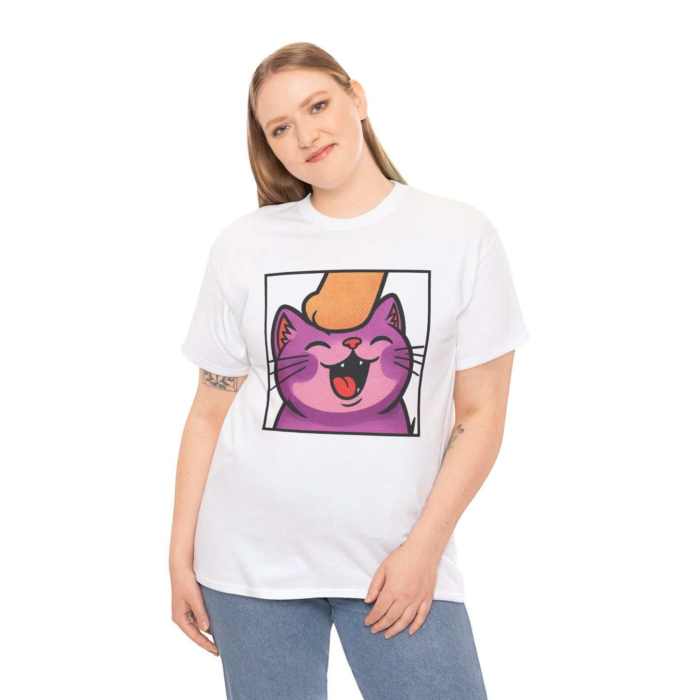 Twitch Emote "Pet Me, Purrfectly Happy!