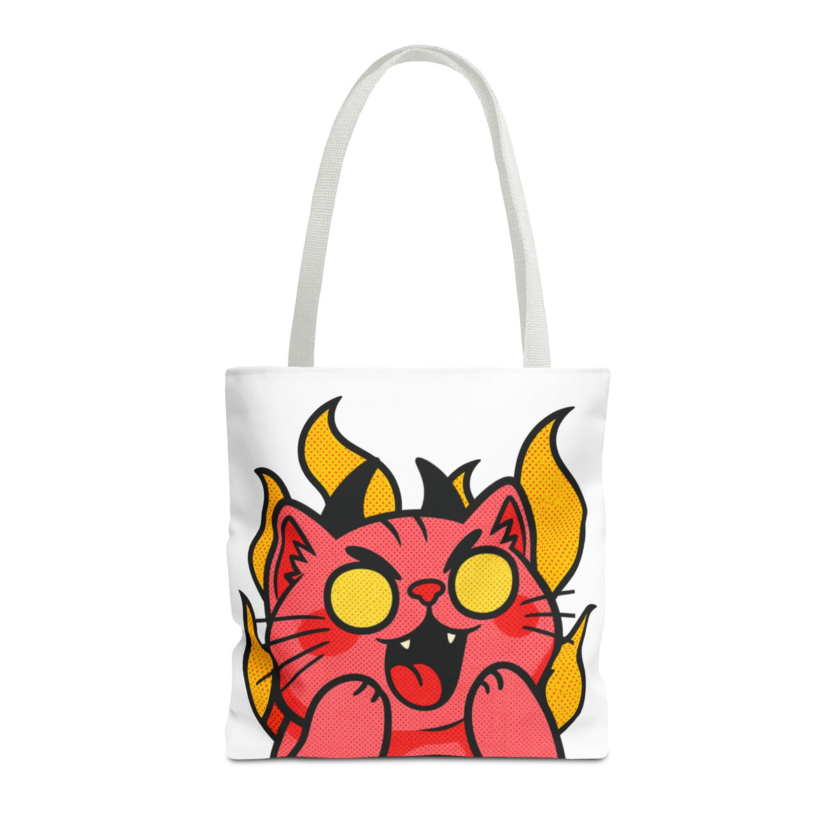 Evil Laughing Cat - Twitch Emote - Devil Cat Tote