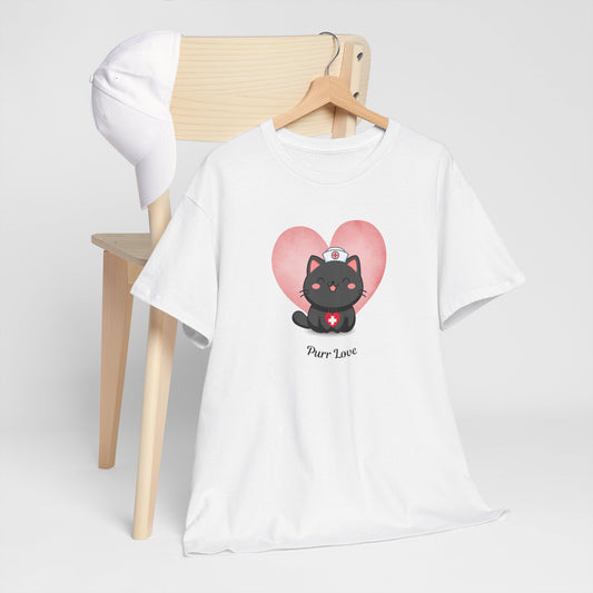 Purr Love Cat Nurse T-Shirt