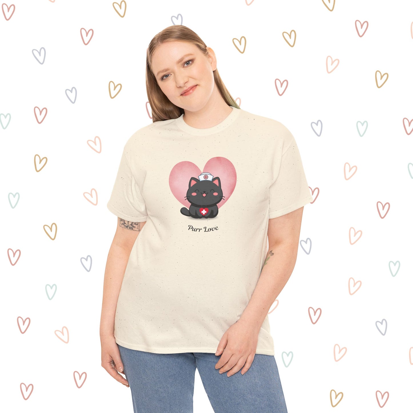 Purr Love Cat Nurse T-Shirt