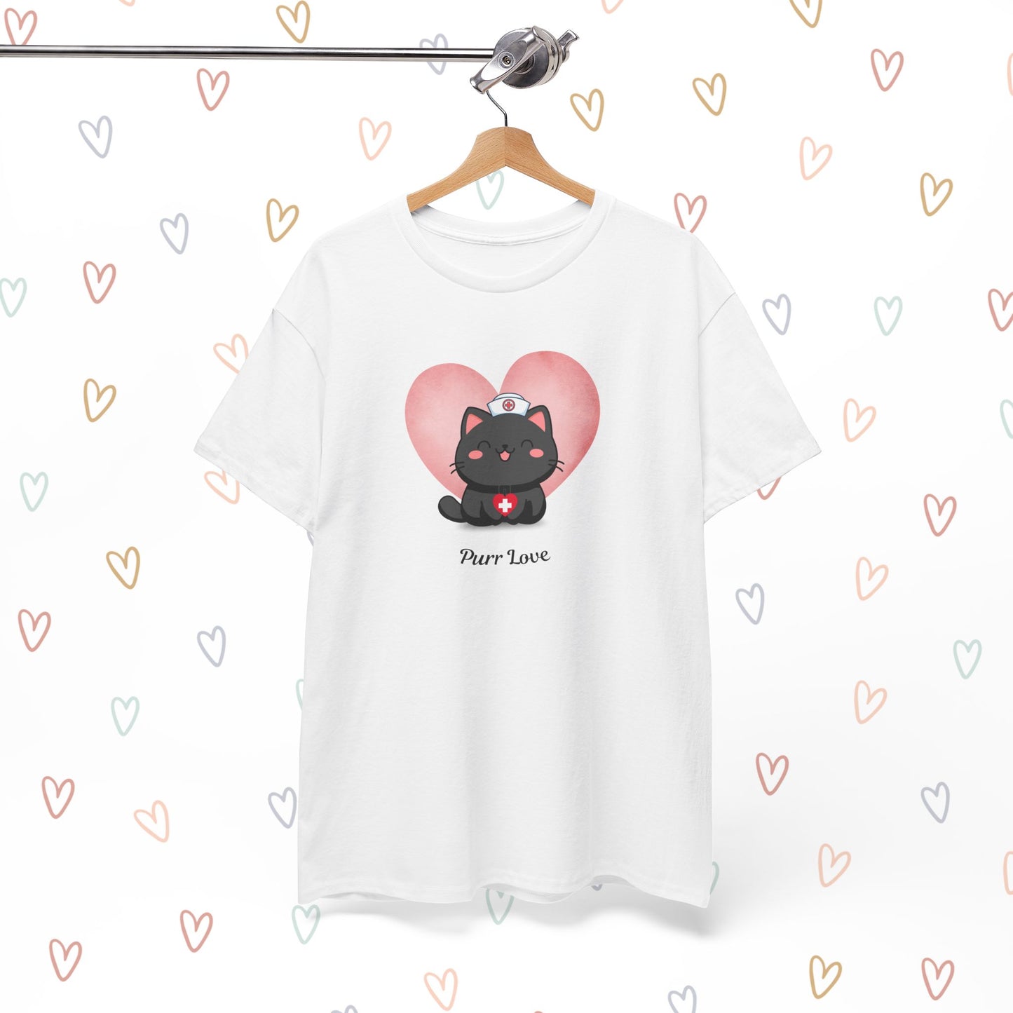 Purr Love Cat Nurse T-Shirt