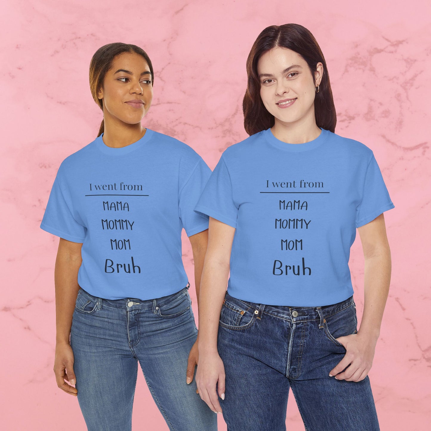 Mama Mommy Mom Bruh T‑Shirt — Funny Mom Evolution Tee