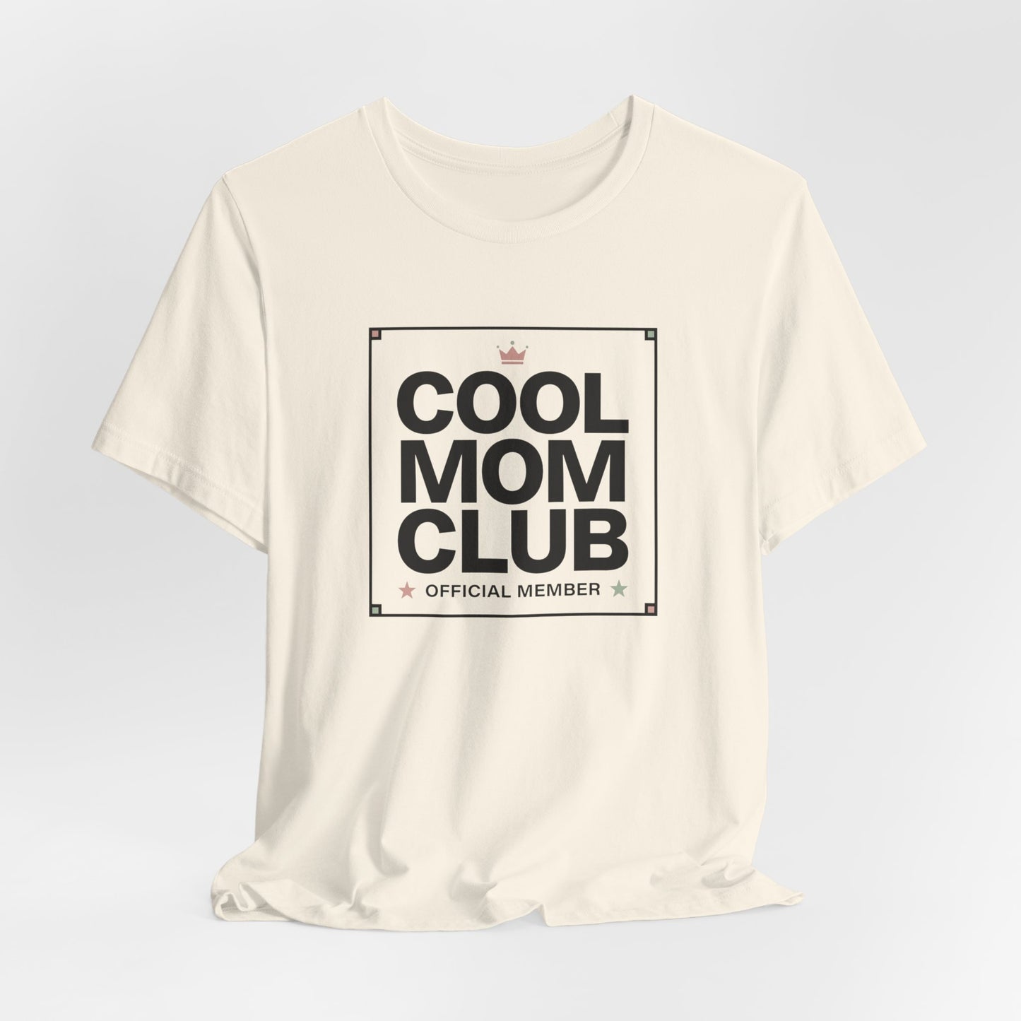 Cool Mom Club Official Member T-Shirt | Minimalist Streetwear Mom Tee