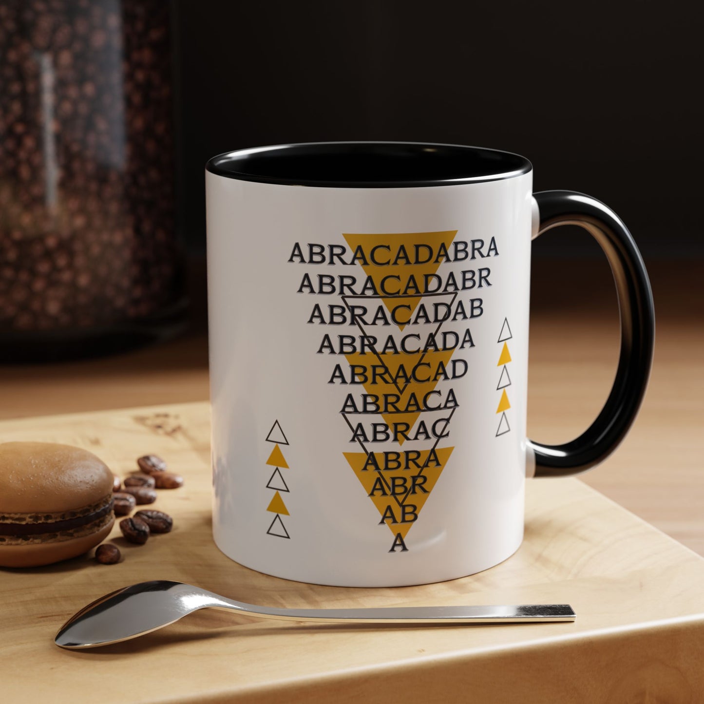 Abracadabra Manifest Accent Coffee Mug (11oz), A Spellbinding Reminder to Speak Magic