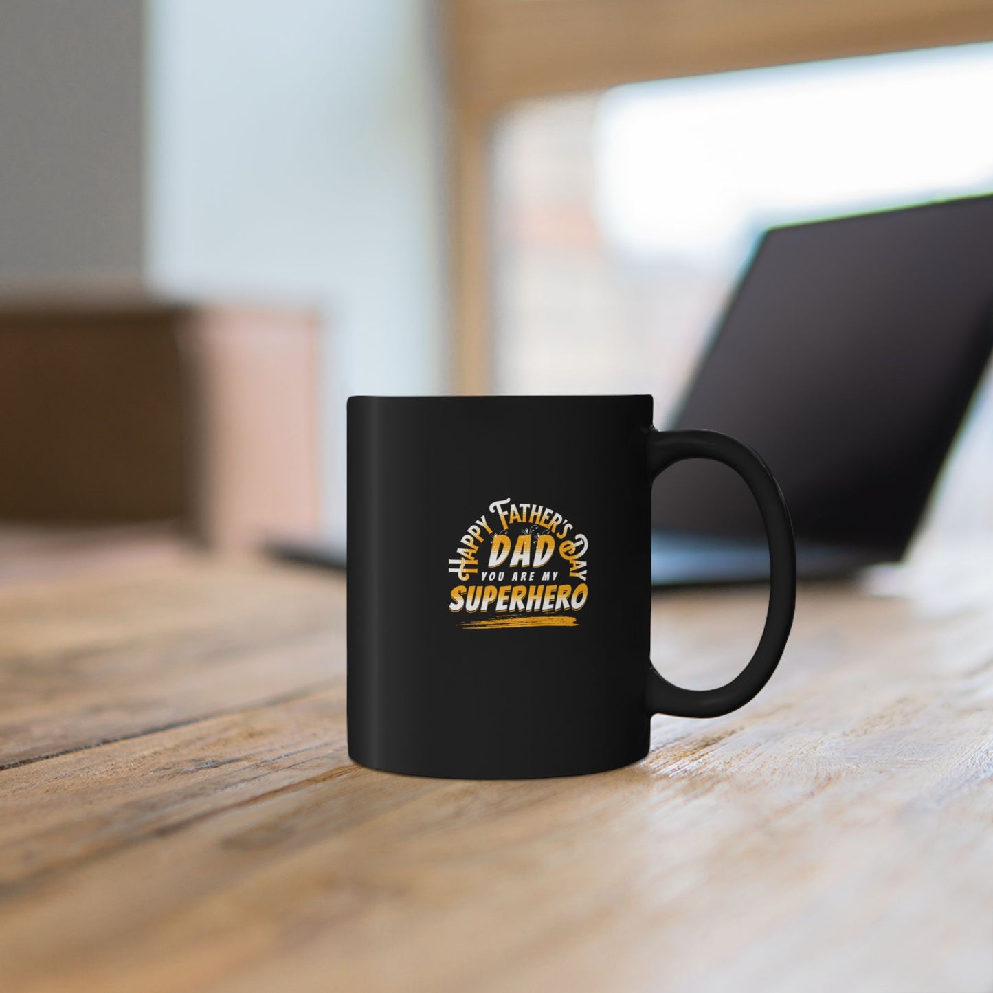 Dad Superhero Mug — Happy Father’s Day Coffee Cup (11oz & 15oz)