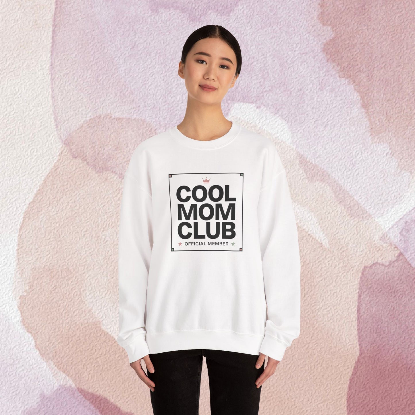 Cool Mom Club Official Member Sweatshirt | Minimalist Streetwear Mom