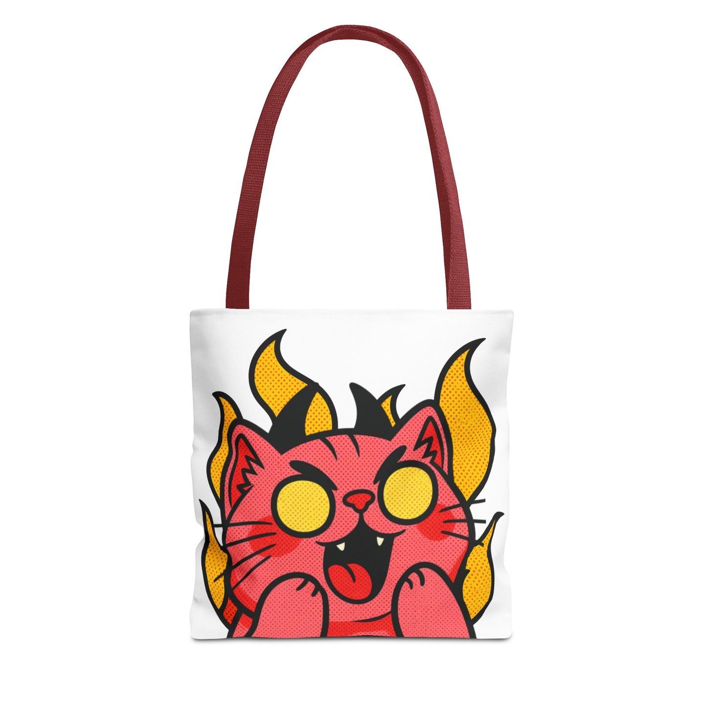 Evil Laughing Cat - Twitch Emote - Devil Cat Tote