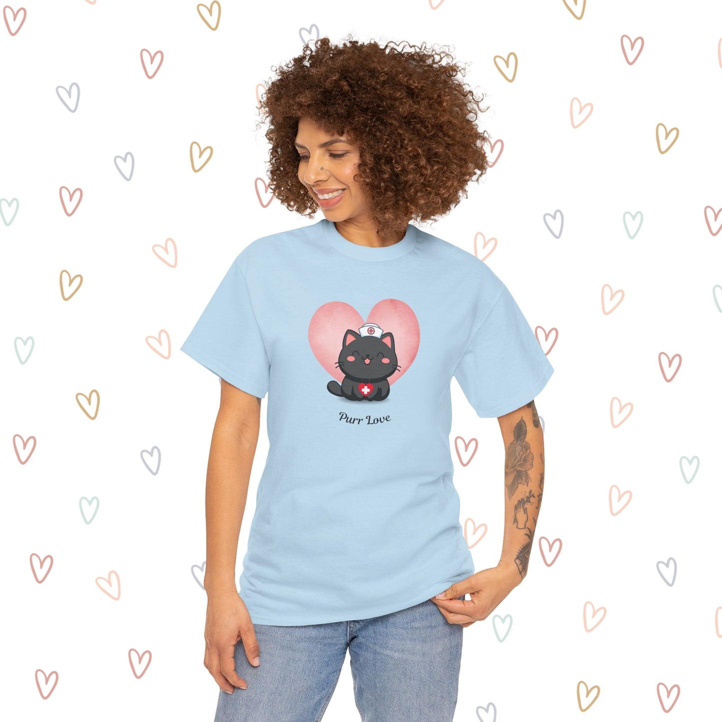 Purr Love Cat Nurse T-Shirt