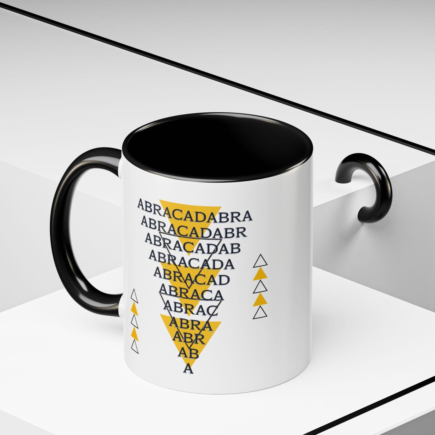 Abracadabra Manifest Accent Coffee Mug (11oz), A Spellbinding Reminder to Speak Magic