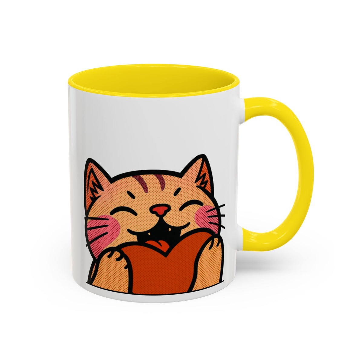 Heart, Hug, Happiness, Love Accent Coffee Mug – Twitch Emote
