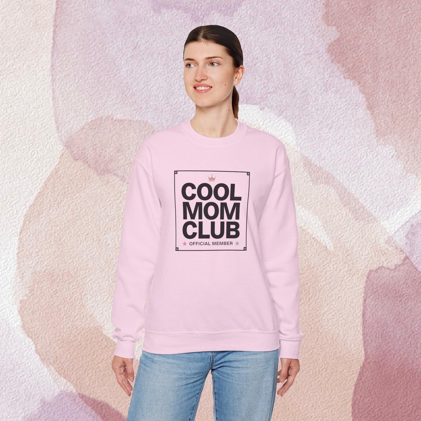 Cool Mom Club Official Member Sweatshirt | Minimalist Streetwear Mom