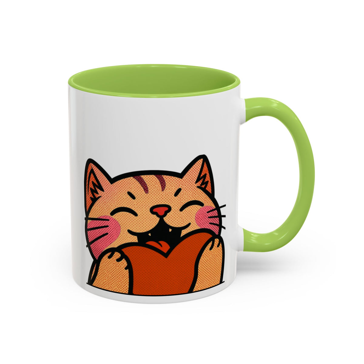 Heart, Hug, Happiness, Love Accent Coffee Mug – Twitch Emote