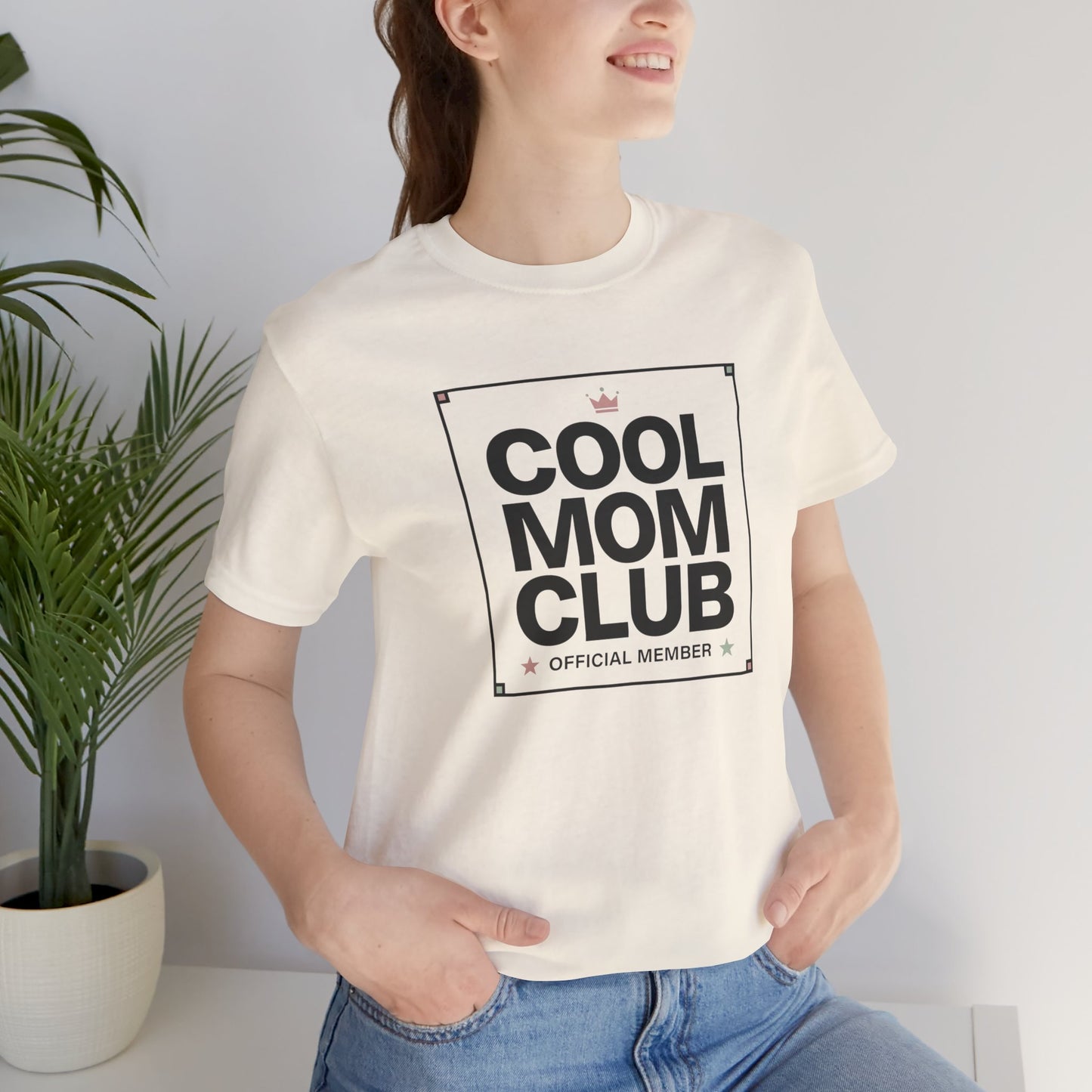 Cool Mom Club Official Member T-Shirt | Minimalist Streetwear Mom Tee
