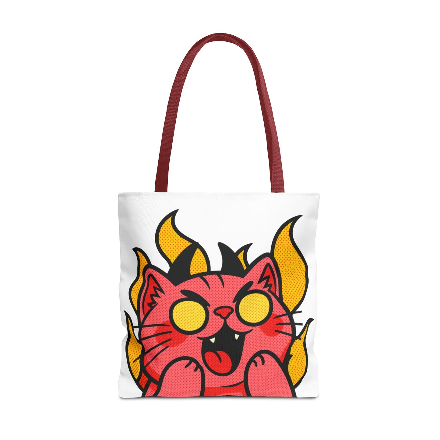 Evil Laughing Cat - Twitch Emote - Devil Cat Tote