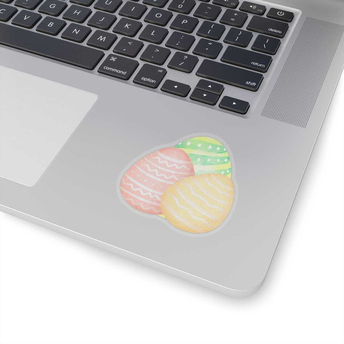 Easter Egg Kiss-Cut Stickers - Colorful Spring Decor for Laptops, Journals & Gifts