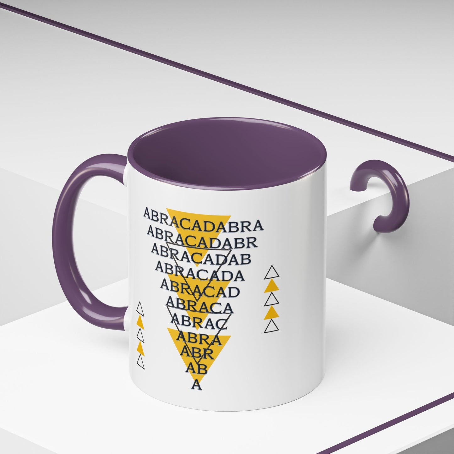 Abracadabra Manifest Accent Coffee Mug (11oz), A Spellbinding Reminder to Speak Magic