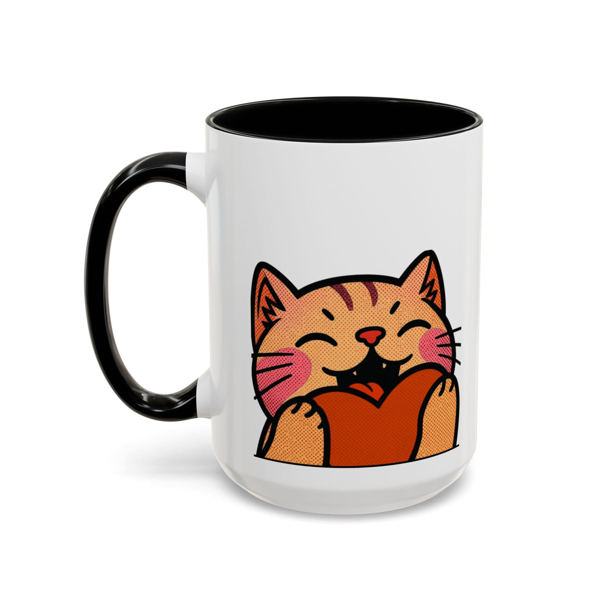 Heart, Hug, Happiness, Love Accent Coffee Mug – Twitch Emote