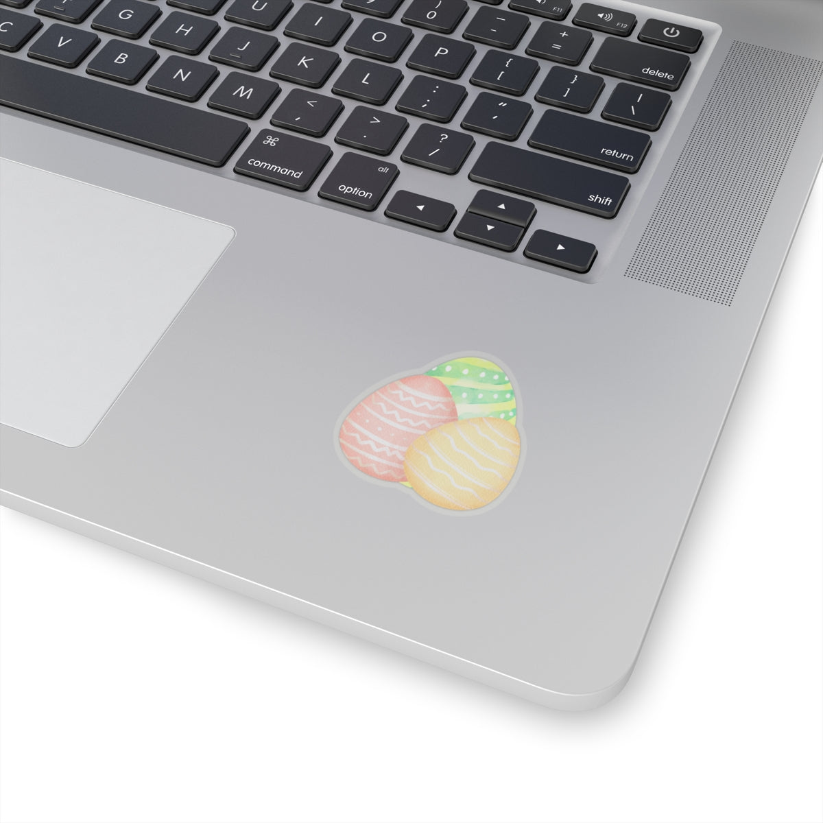 Easter Egg Kiss-Cut Stickers - Colorful Spring Decor for Laptops, Journals & Gifts