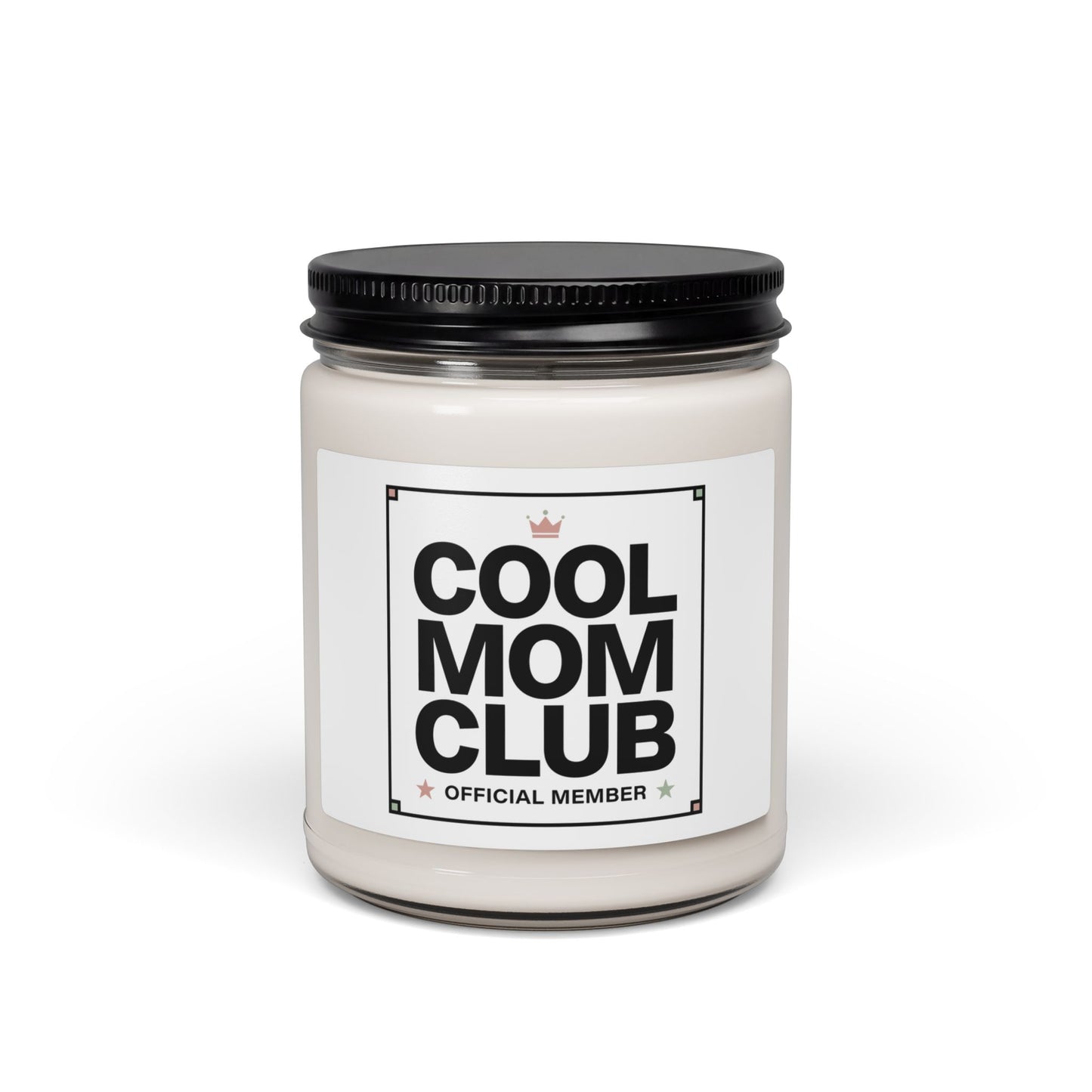 Cool Mom Club Soy Candle, 9oz | Minimalist Mom Life Scented Candle