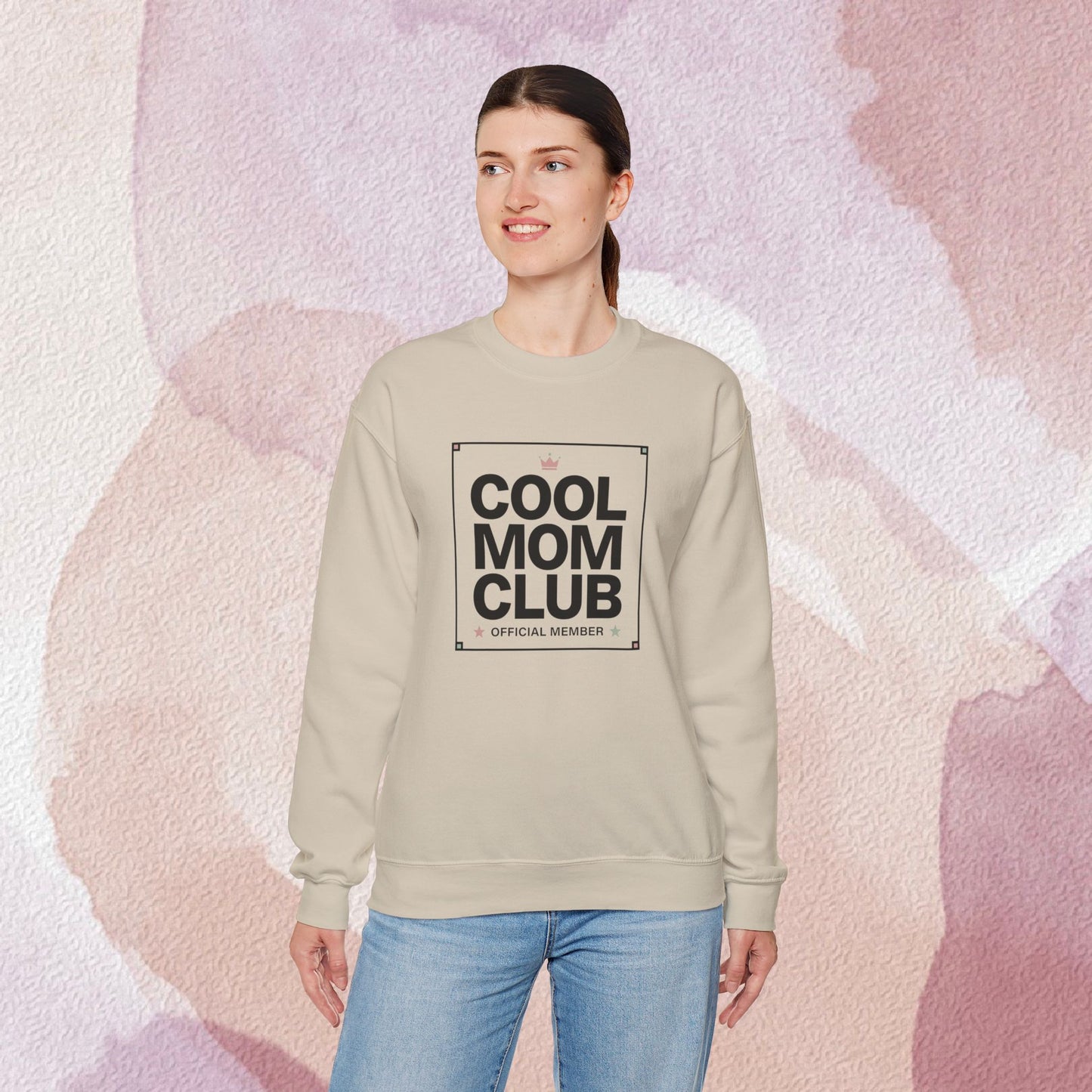 Cool Mom Club Official Member Sweatshirt | Minimalist Streetwear Mom