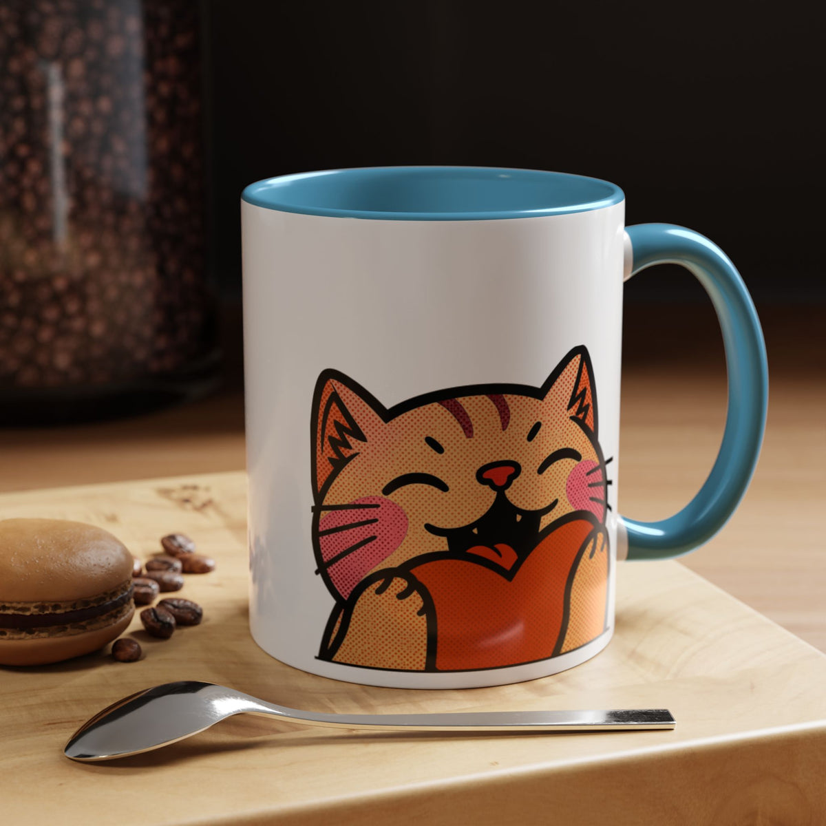 Heart, Hug, Happiness, Love Accent Coffee Mug – Twitch Emote