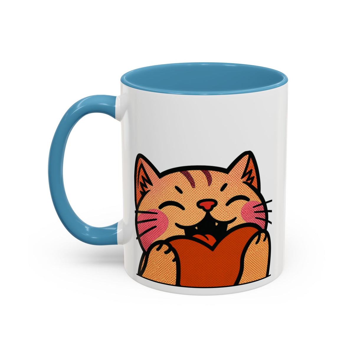 Heart, Hug, Happiness, Love Accent Coffee Mug – Twitch Emote