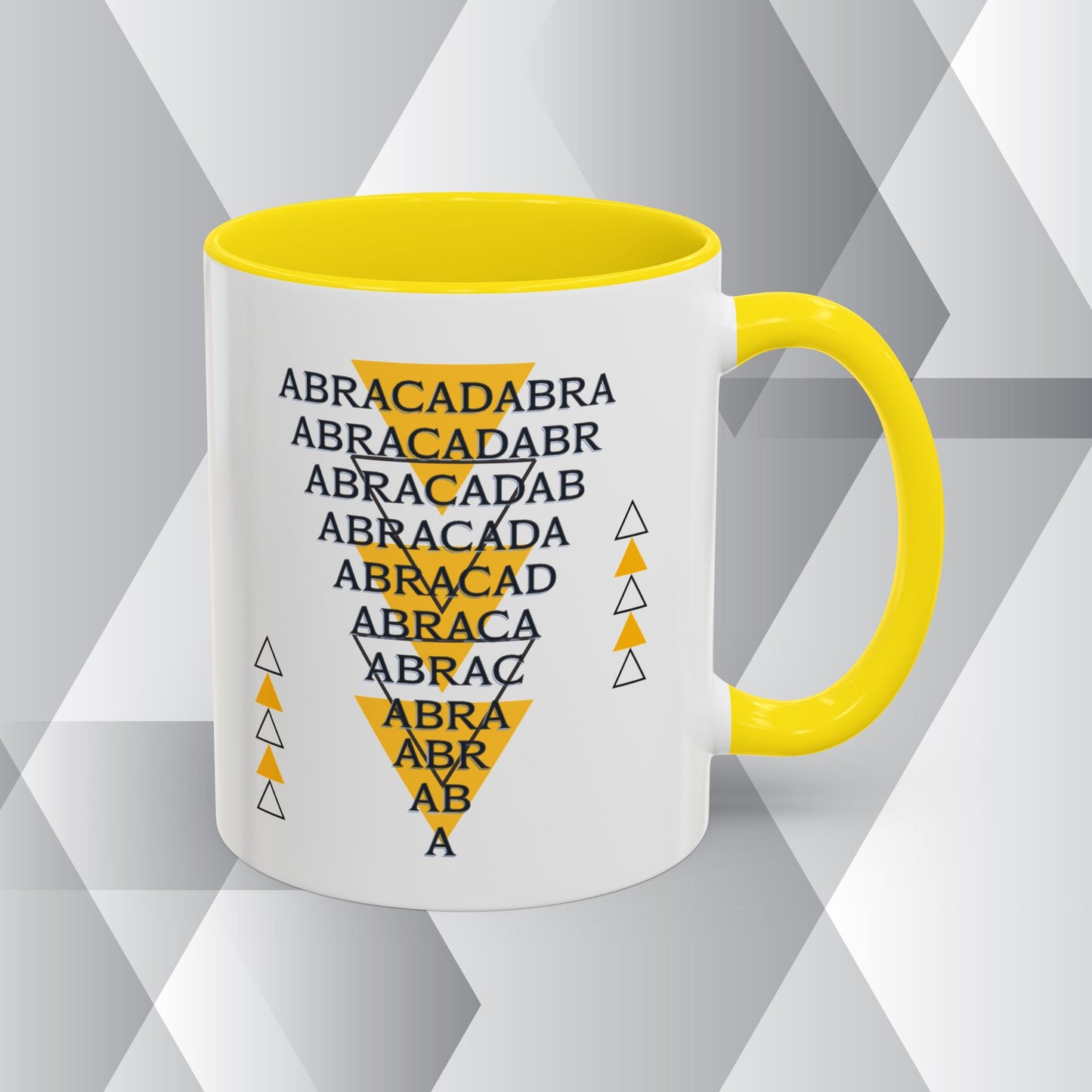 Abracadabra Manifest Accent Coffee Mug (11oz), A Spellbinding Reminder to Speak Magic