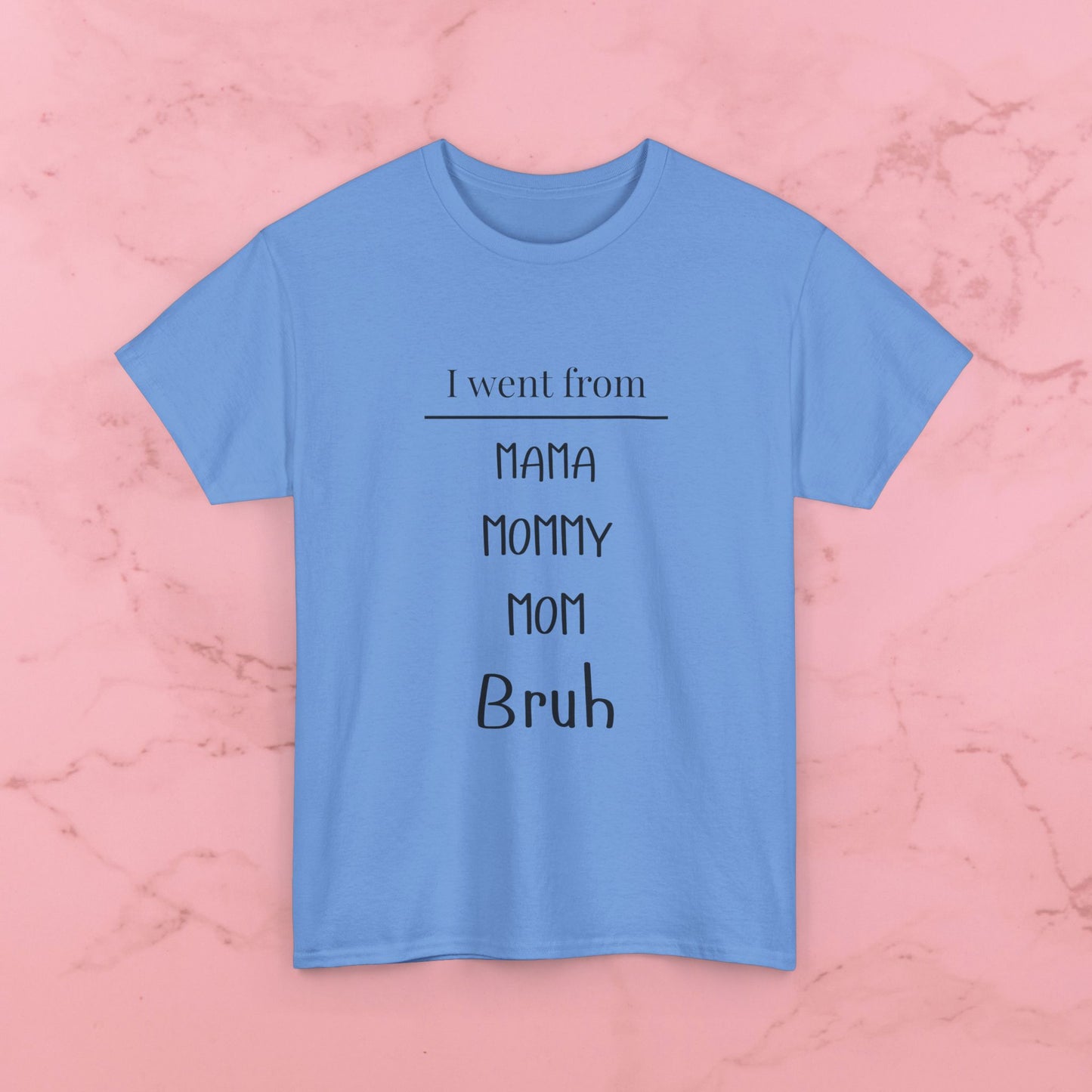 Mama Mommy Mom Bruh T‑Shirt — Funny Mom Evolution Tee