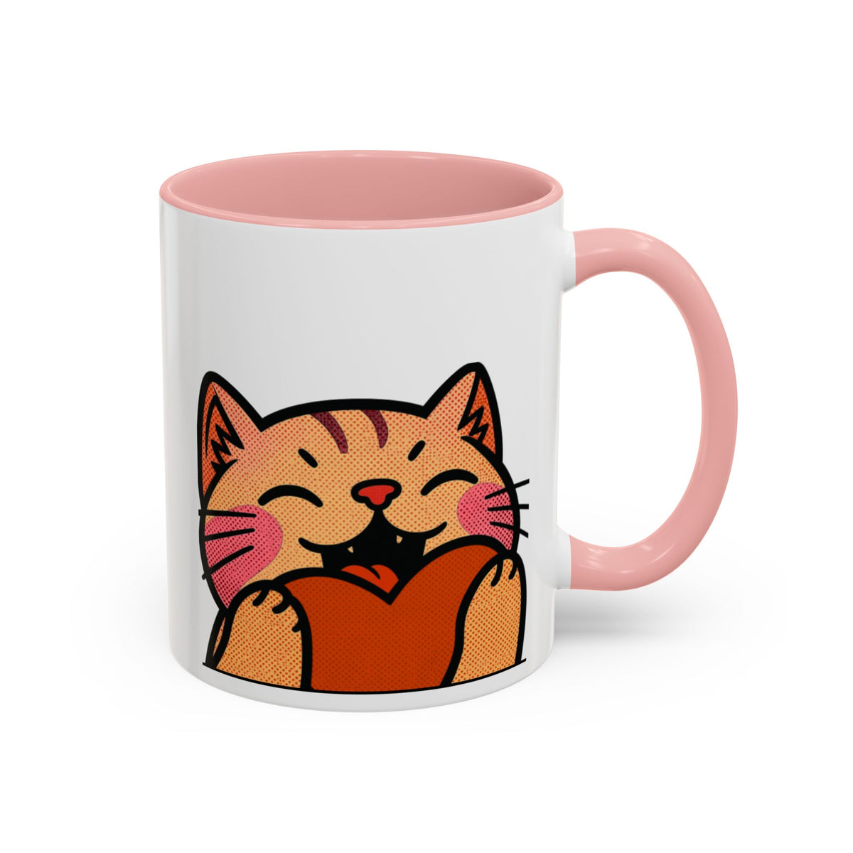 Heart, Hug, Happiness, Love Accent Coffee Mug – Twitch Emote