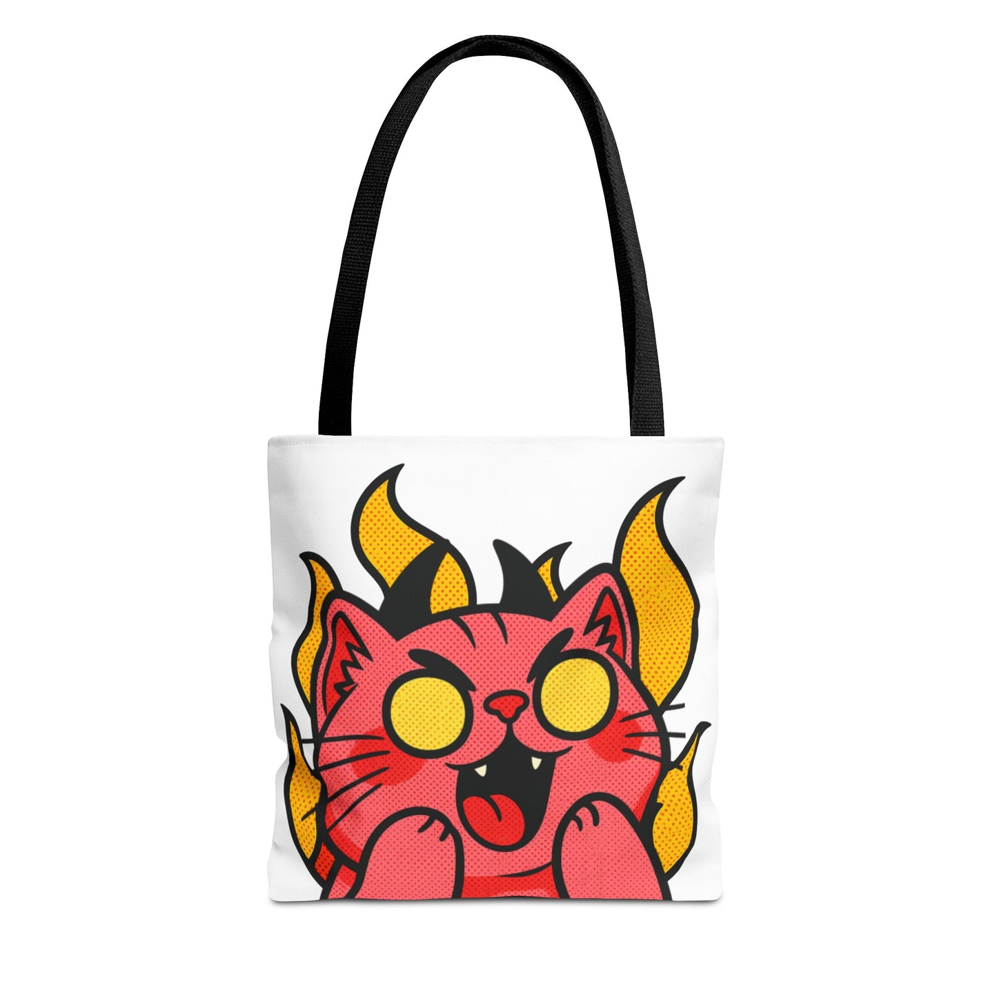 Evil Laughing Cat - Twitch Emote - Devil Cat Tote