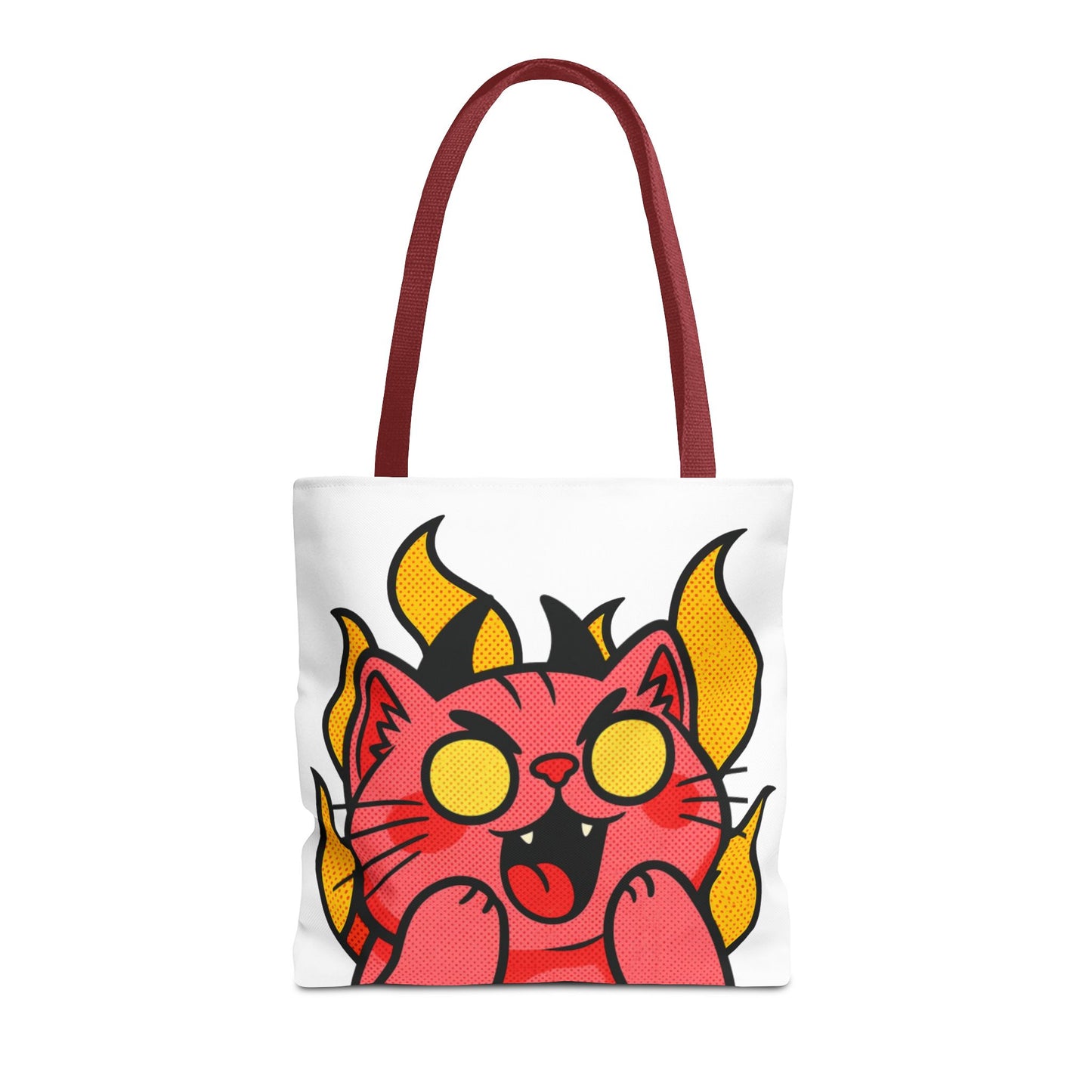 Evil Laughing Cat - Twitch Emote - Devil Cat Tote