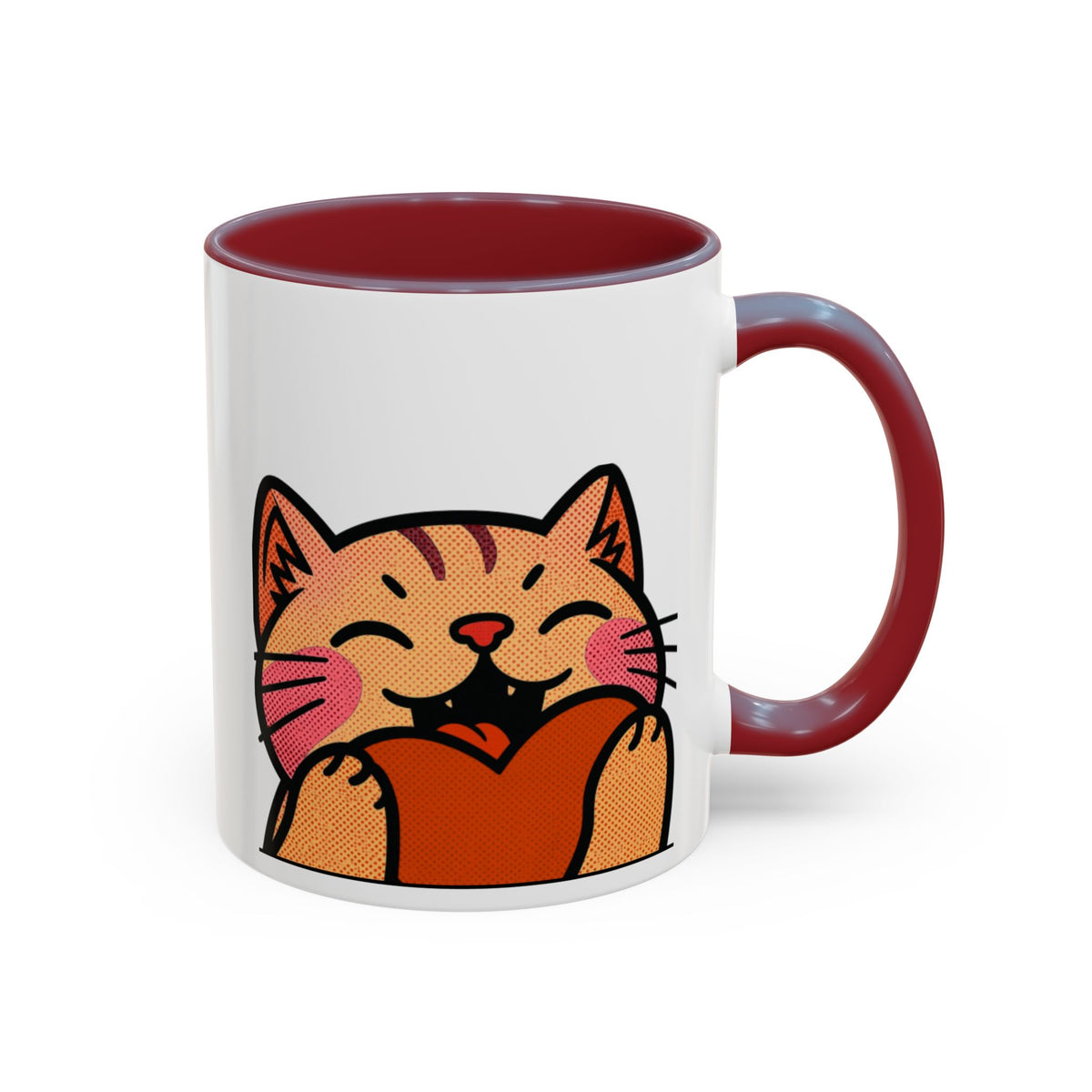 Heart, Hug, Happiness, Love Accent Coffee Mug – Twitch Emote