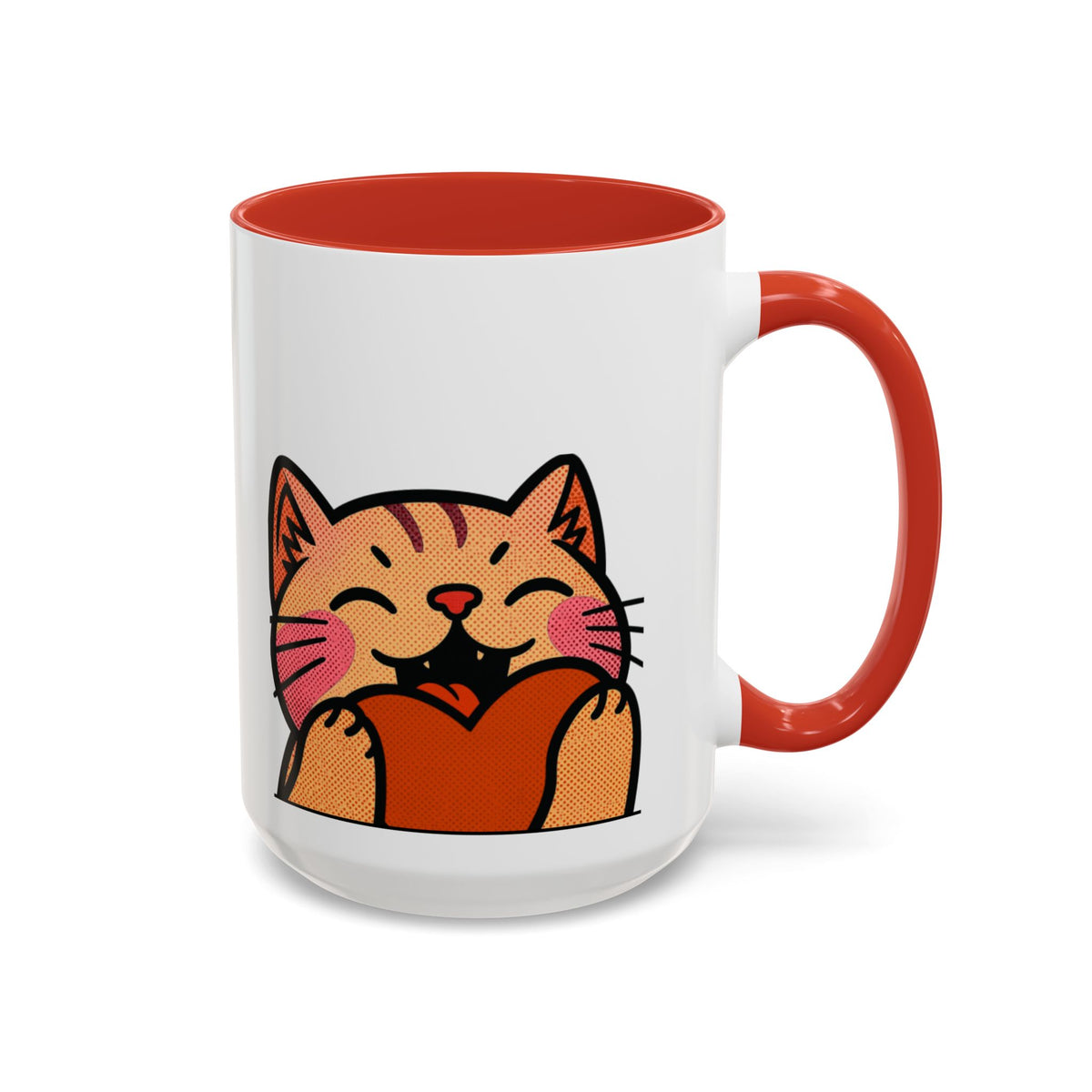 Heart, Hug, Happiness, Love Accent Coffee Mug – Twitch Emote