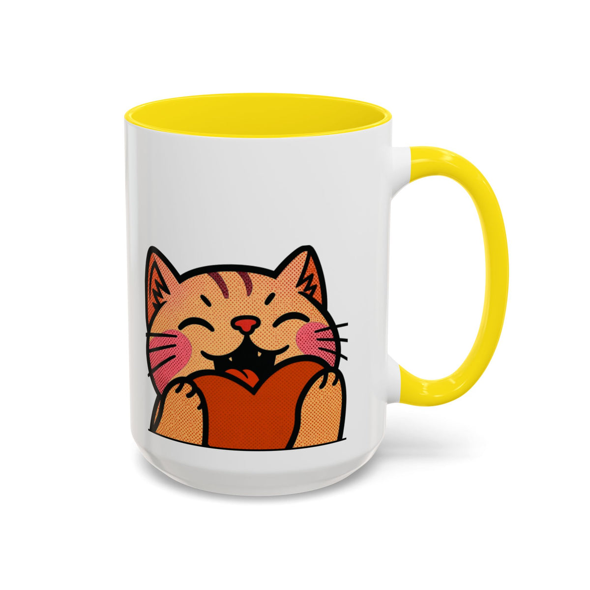 Heart, Hug, Happiness, Love Accent Coffee Mug – Twitch Emote