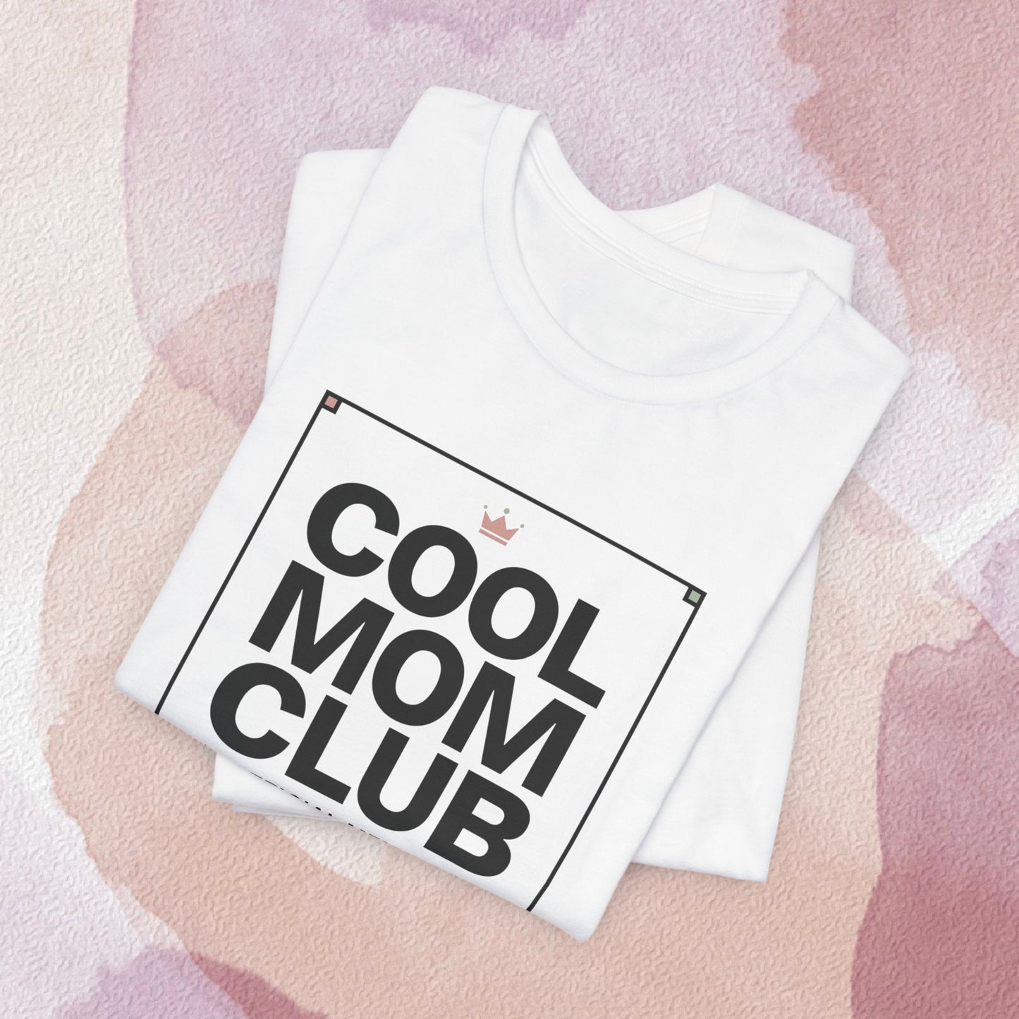 Cool Mom Club Official Member T-Shirt | Minimalist Streetwear Mom Tee
